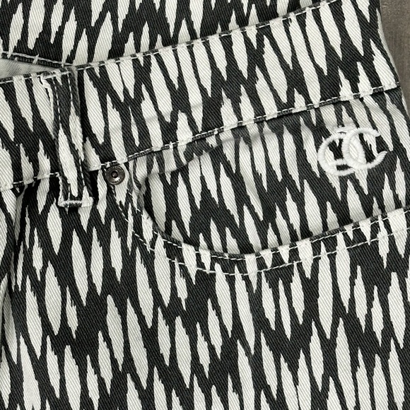 Women's Queen Collection 20 Tall Long 2XL Jeans Denim Pants Black White Stretch - Picture 8 of 10